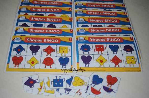 İngilizce Bingo Oyun Kartları
