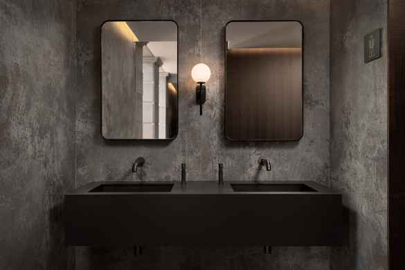 Kusurlardan ilham alan banyo tasarımı; Orix